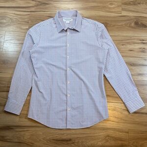Mizzen+Main Men’s M Trim Plaid Performance Shirt